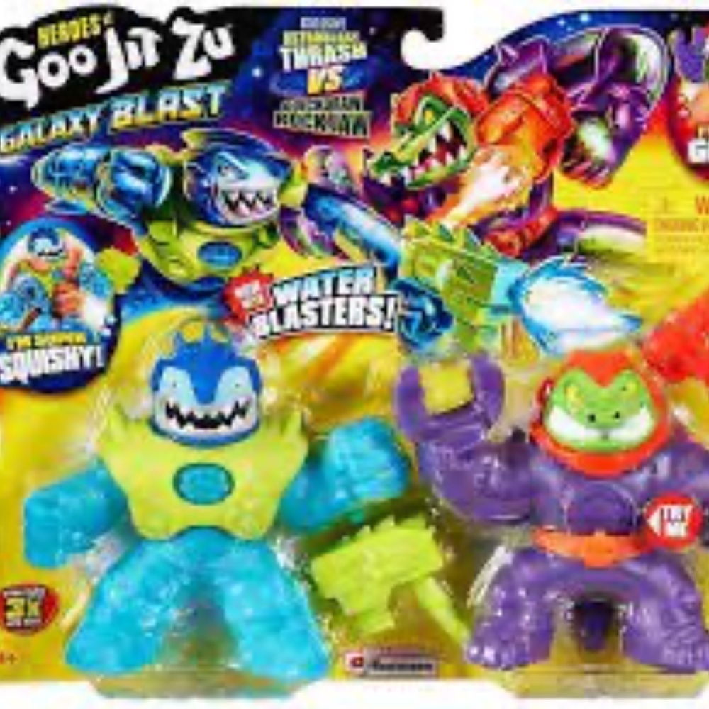 Heros of Goo Jit Zu Galaxy Blast Versus Pack - Thrash vs Quickdraw Rock Jaw